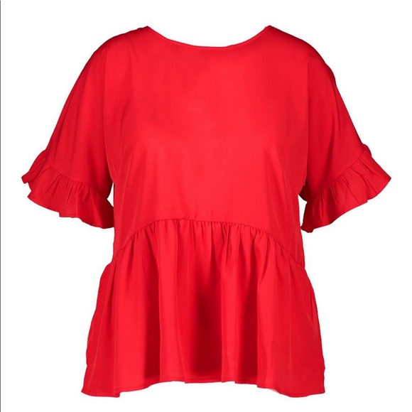 Cross Cross Back Smock Top - Picture 4 of 6